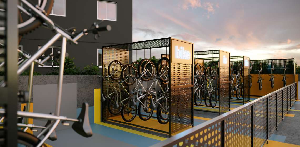 Bicicletário - Apartamento em Carapicuíba