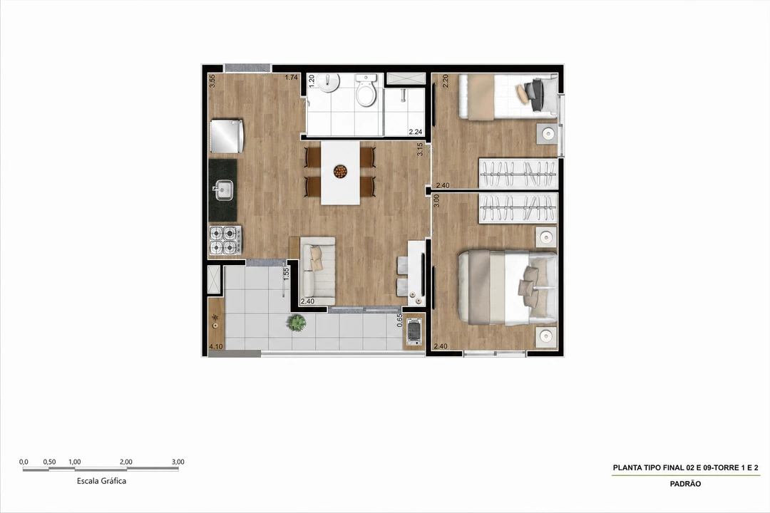 Planta tipo F02