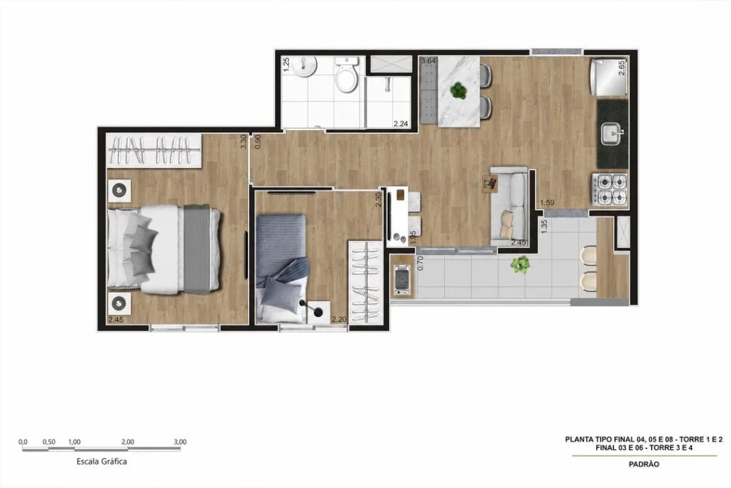Planta tipo F04