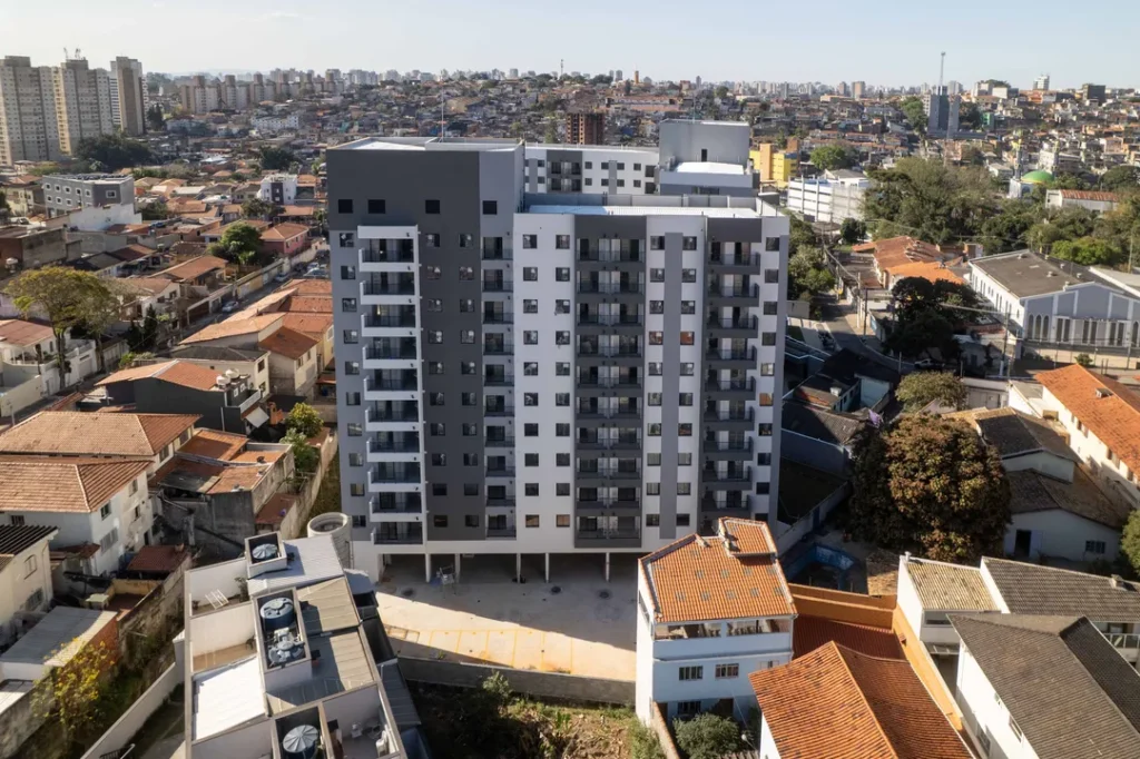 Vista aérea das torres com o entorno