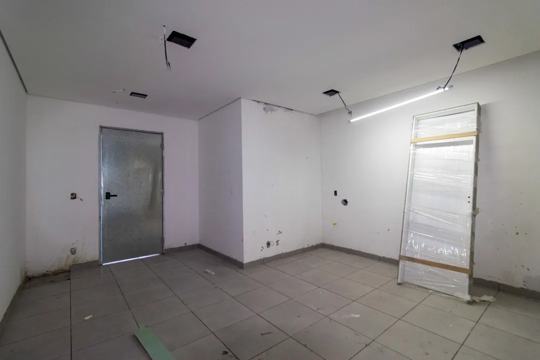Interior em fase de acabamento