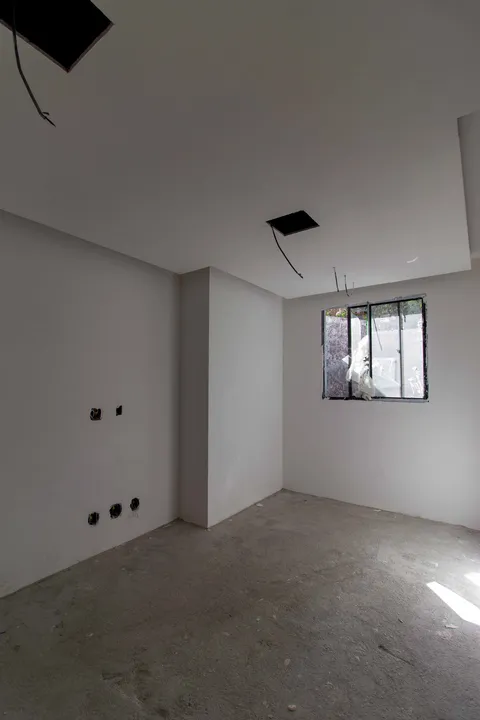 Interior em fase de acabamento