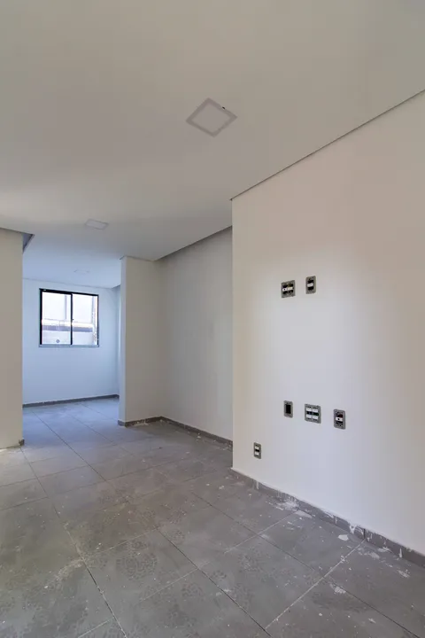 Interior em fase de acabamento