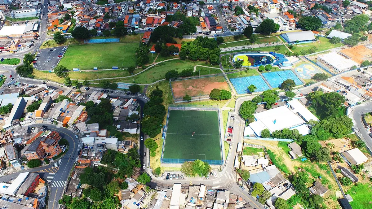 Parque do Planalto em Carapicuiba Vista Aerea