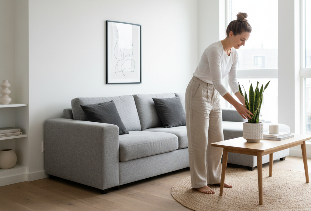 decoração simples em apartamento