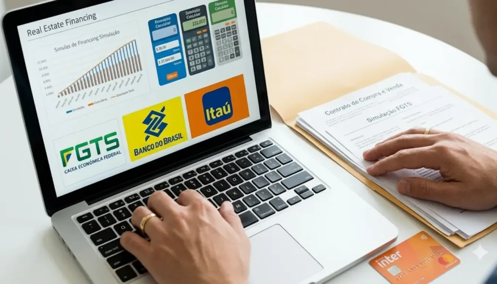 Realizar simulações de financiamento e entender como usar o FGTS são etapas cruciais para visualizar os custos reais e descobrir como comprar meu primeiro apartamento cabe no seu bolso.