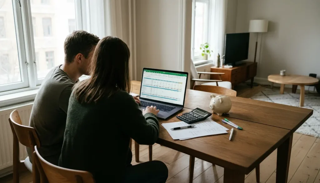 O planejamento financeiro detalhado, organizando renda e gastos, é o alicerce fundamental para quem busca entender como comprar meu primeiro apartamento com segurança e sem apertos.